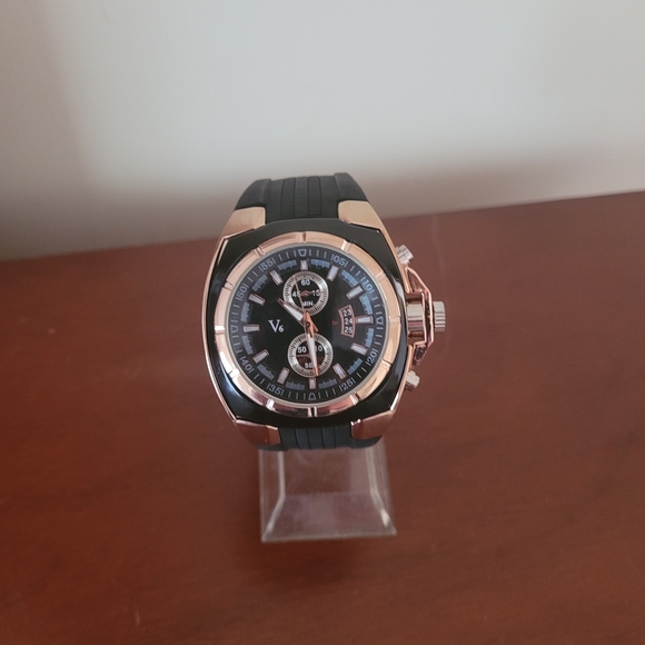 Men’s Rose Gold V6 Super Speed Fashion Watch - Picture 1 of 3